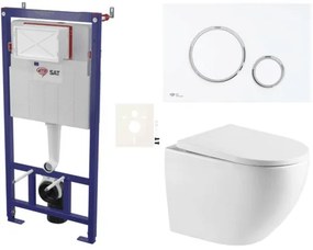 Fali WC szett SAT előtétfalas szereléshez SIKOSSREX6776K