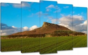 Festmények 100x60 Hegy a mező mögött