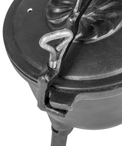 Öntöttvas edény lábakkal 5 literes zománcozott