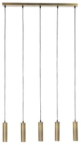 Modern függőlámpa bronz 5-lámpás - Jeana