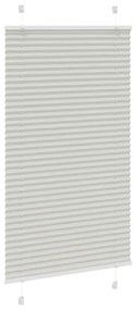 pliszírozott redőny világosszürke 75x150 cm szövetszélesség