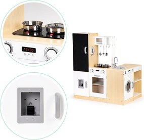 XXL fa gyerekkonyha led világítással