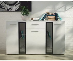 Komód, fehér, SALESA II.