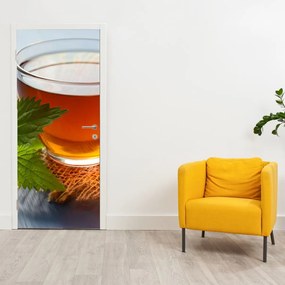 Fotótapéta ajtóra - Csésze teával (95x205cm)