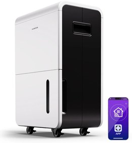 Klarstein DryFy Grand Smart 55, párátlanító, WiFi, kompresszor, 55l/24ó, 40-50 m²