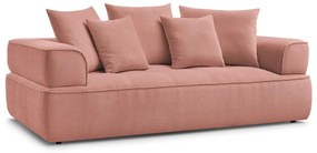 Rózsaszín zsenília kanapé 237 cm Whesley – Bobochic Paris