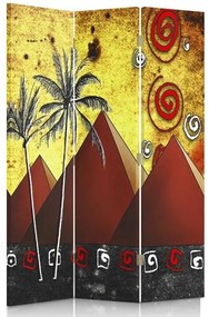 Gario Paraván Piramisok Méret: 110 x 170 cm, Kivitelezés: Klasszikus paraván