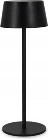LED dimmelhető érintésvezérelt napelemes lámpa LED/3W/5V USB 1800 mAh IP44 fekete
