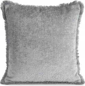 Adia párnahuzat 45x45 cm ezüst rojtos dekoratív Boho boglárka