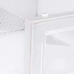 MARI cipőrendező, 18 rekesz, átlátszó/fehér SongmicsHome