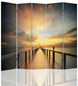 Gario Paraván Egy híd a napfényben fürödve Méret: 180 x 170 cm, Kivitelezés: Klasszikus paraván