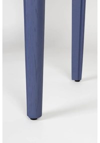 Kék komód tölgyfa dekorral 80x100x45 cm June – Zuiver