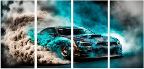 Modern festmények a nappaliba Nagy kép Drift fali dekoráció 60x120