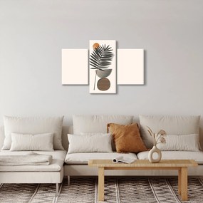 Kép - Absztrakció pálmalevéllel (90x60 cm)