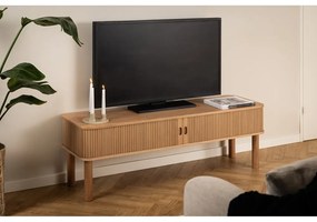 Natúr színű TV-állvány tölgyfa dekorral 140x45 cm Langley – Actona