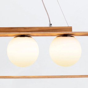 Quintiesse modern skandináv függeszték sfera fa elsqn-sfera-3p-teak