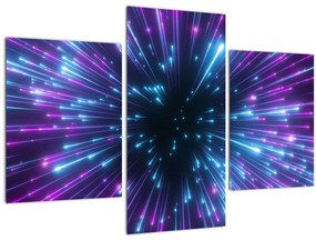Kép - Neon tér (90x60 cm)