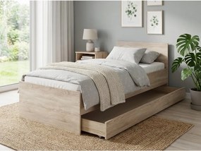 Ágy alatti tárolódoboz ELISA 200 cm, sonoma tölgy