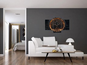 Kép – Életfa lávában I. (90x60 cm)