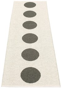 Sötétszürke kültéri-beltéri futószőnyeg 70x225 cm Vera Charcoal – Pappelina