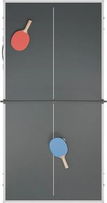 Összecsukható mini pingpongasztal kiegészítőkkel 152 x 71 cm