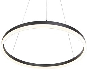 Design lógólámpa fekete 60 cm LED-del, 3 fokozatú fényerő-szabályozóval - Anello