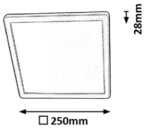 Rabalux 3359 - LED fürdőszobai mennyezeti lámpatest LAMBERT LED/15W/230V IP44