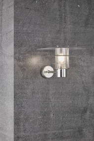 NORDLUX 2118051031 BASTIA Modern Kültéri Fali Lámpa Ezüst E27 IP54