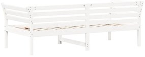 kanapéágy ágy matrac fehér 100x200 cm tömör fa fenyőfa