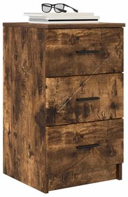 Éjjeliszekrény fiókkal Füstölt tölgy 38 x 38 x 66 cm Faanyag