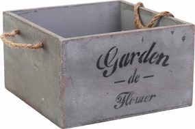 Fából Készült virágcserép Vintage virágtartó erkély kert terasz Goliat