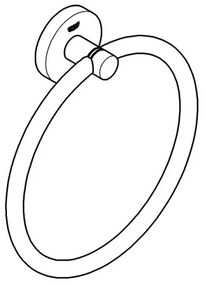 GROHE 41174DC0 - START törölközőtartó, nemesacél