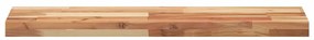 olajbevonatú tömör akácfa függőpolc 100 x 20 x 4 cm
