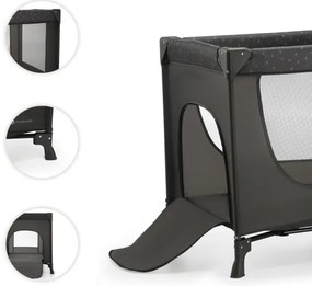 KINDERKRAFT - Utazó kiságy JOY szürke