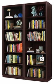 Barna borovi fenyő könyvespolc 148x223 cm Anita – Støraa