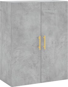 vidaXL betonszürke fali szekrény 69,5x34x90 cm