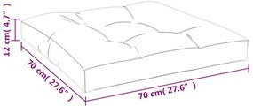 2 db fekete szövet raklappárna