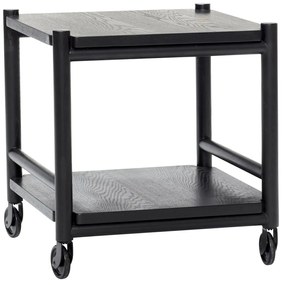 Tölgyfa zsúrkocsi 40x40 cm Norm – Hübsch