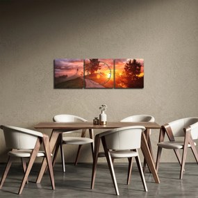 Kép - Jamnik, Szlovénia (órával) (90x30 cm)