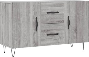 vidaXL szürke sonoma színű szerelt fa tálalószekrény 100 x 36 x 60 cm