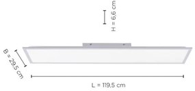Leuchten Direkt 14757-21- LED Dimmelhető felületre szerelhető panel FLAT LED/36W/230V + távirányító