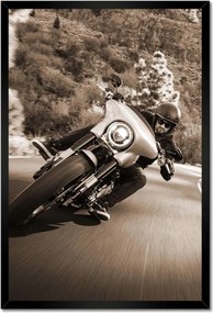 Poszterek keretben 40x60 Harley Davidson Motorkerékpár