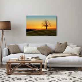 Egy fa képe a mezőn (90x60 cm)