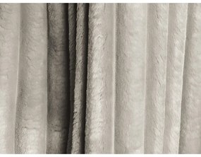 Világosbarna kordbársony kinyitható-tárolóhelyes kanapé 266 cm Kini – Makamii