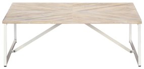 Tömör mangófa dohányzóasztal 110 x 110 x 36 cm