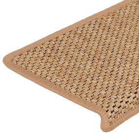 15 db szizál hatású öntapadó lépcsőszőnyeg 65x21x4 cm