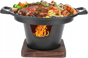 Füstmentes mini grill Bbq főzőlap. Hordozható,könnyű, túra.