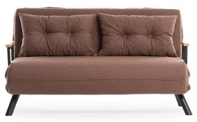 2 személyes kanapéágy Homoko 2-Seater - Világos Barna