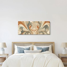 Kép - Örvények földszínekkel (120x50 cm)