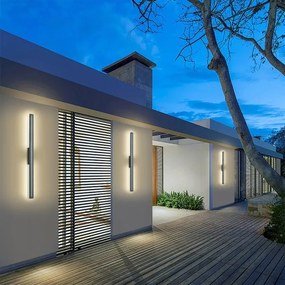 Brilagi - LED kültéri fali lámpa LINEO LED/24W/230V 3000K IP65 antracit